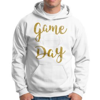 Game Day Football Cute Football Top Hoodie - Monsterry CA