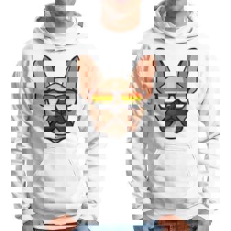 Gay French Bulldog With Sunglasses Gay Pride Frenchie Hoodie | Mazezy