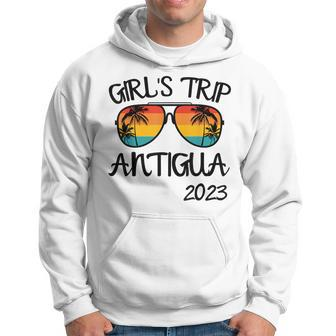 Girls Trip Antigua 2023 Sunglasses Summer Vacation Girls Trip Funny Designs Funny Gifts Hoodie | Mazezy