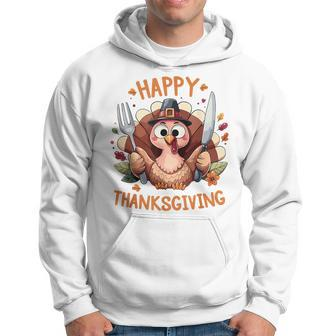 Happy Thanksgiving For Turkey Day Family Dinner Happy Turkey Hoodie | Mazezy
