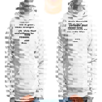 Health And Contentment Buddha Quote Hoodie | Mazezy