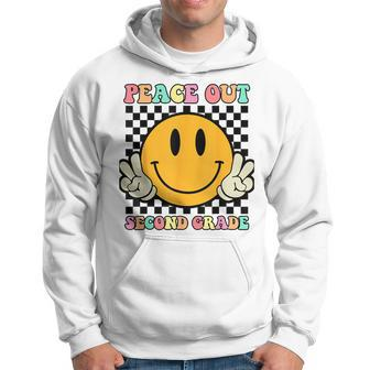 Hippie Smile Face Peace Out Second 2Nd Grade Class Of 2023 Hoodie | Mazezy