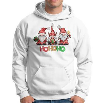 Ho Ho Ho Merry Christmas Santa Claus Gnome Reindeer Holidays Hoodie - Monsterry UK