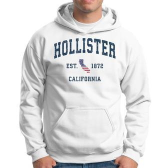 Hollister California Vintage State Usa Flag Athletic Style Hoodie - Seseable