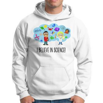 I Believe In Science Logic Scientists Fact Not Opinion Hoodie | Mazezy