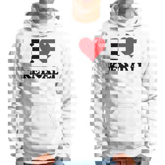 I Heart Kendall First Name I Love Personalized Stuff Hoodie - Monsterry