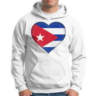 I Love Cuba | Cuban Flag Heart Outfit Cuba Funny Gifts Hoodie | Mazezy