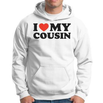 I Love My Cousin White Trash Party Attire Redneck Costume Hoodie - Seseable