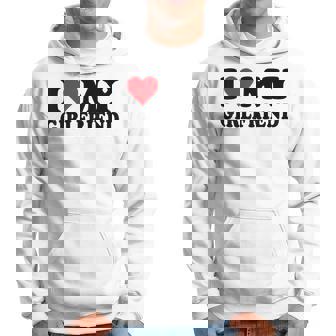I Love My Girlfriend I Heart My Girlfriend I Love My Gf Hoodie | Mazezy