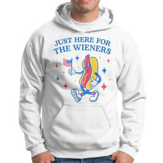 Im Just Here For The Wieners Funny 4Th Of July Wieners Hoodie | Mazezy