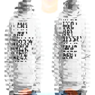 Im Not Angry This Is My Italian Accent - Funny Italy Hoodie | Mazezy