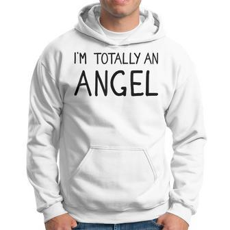 I'm Totally An Angel Lazy Diy Halloween Or Christmas Costume Hoodie - Monsterry AU