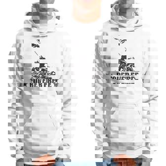 Independence Day Free Forever Iwo Jima Wwii Soldiers Hoodie | Mazezy