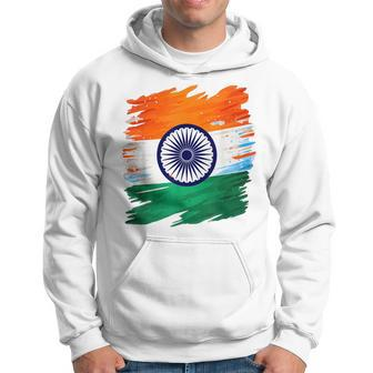 India Independence Day 15 August 1947 Indian Flag Patriotic Hoodie - Seseable