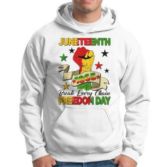Junenth 1865 Break Every Chain Freedom Day Gifts Hoodie | Mazezy