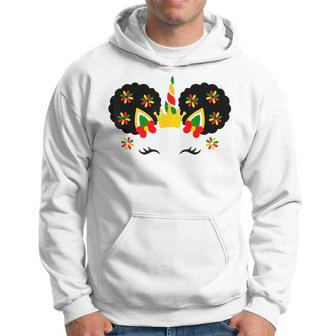 Junenth African Unicorn Girl Afro Black Emancipation Day Hoodie | Mazezy