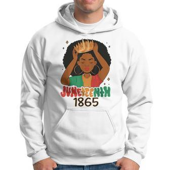 Junenth Is My Independence Day Black Queen African Girl Hoodie | Mazezy AU