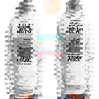 Just One More Car I Promise Vintage Funny Car Lover Mechanic Mechanic Funny Gifts Funny Gifts Hoodie | Mazezy