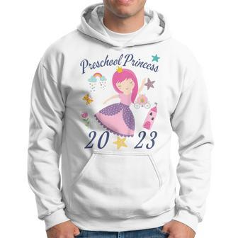Kids 2023 Outfit Girls Princess Happy First Day Of Preschool Hoodie - Seseable