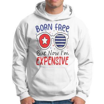Kids 4Th Of July Born Free But Now Im Expensive Toddler Boy Girl 2 Hoodie - Monsterry AU