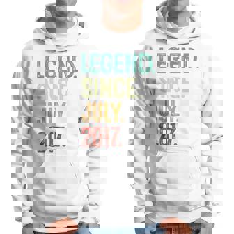 Kids 6 Years Old Legend Since July 2017 6Th Birthday Hoodie | Mazezy