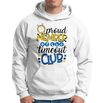 Kids Funny Baby Boy Son Toddler Proud Member Of The Timeout Club Hoodie