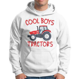 Kids Tractor Boy Young Farmer Cool Boys Drive Tractors Hoodie - Monsterry UK