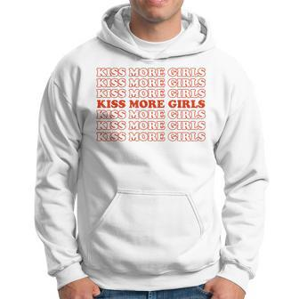 Kiss More Girls - Lesbian Bisexual Lgbtq Pride Month 2021 Hoodie - Thegiftio UK