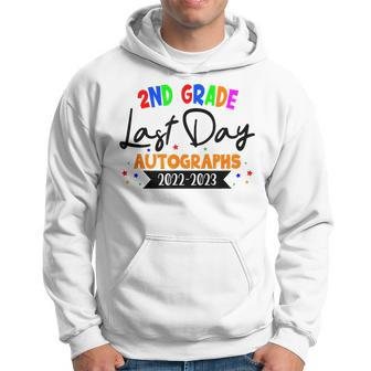 Last Day Of School 2023 Autograph 2Nd Grade Graduation Party Hoodie | Mazezy CA
