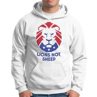 Lions Not Sheep Patriot  Hoodie