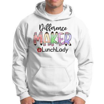 Lunch Lady Life Difference Maker Hoodie - Monsterry