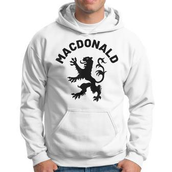 Macdonald Clan Scottish Family Name Scotland Heraldry Hoodie | Mazezy