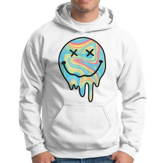 Melting Smile Funny Smiling Melted Dripping Happy Face Cute Hoodie - Monsterry DE