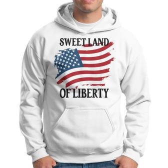 Memorial Day Sweet Land Of Liberty American Flag Hoodie - Seseable