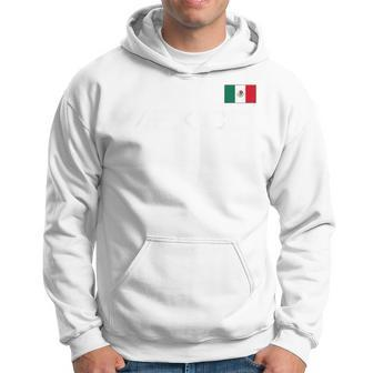 Mexico Flag Mexican Athletic Sports Jersey Style Hoodie - Seseable