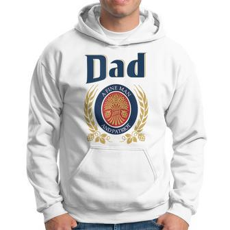 Miller Dad A Fine Man And Patriot Fathers Day Hoodie | Mazezy