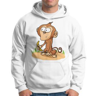 Monkey Grivet Rhesus Macaque Crab-Eating Macaque Hoodie | Mazezy