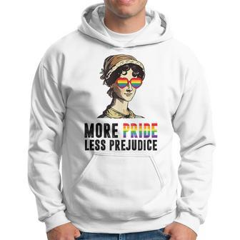 More Pride Less Prejudice Lgbt Gay Proud Ally Pride Month Hoodie | Mazezy