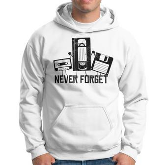 Never Forget Vintage Retro Cassette Tape 90S 80S Gift Hoodie | Mazezy