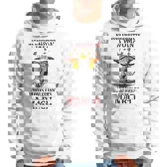 Never Underestimate A Woman Who Loves Elephants March Hoodie - Seseable