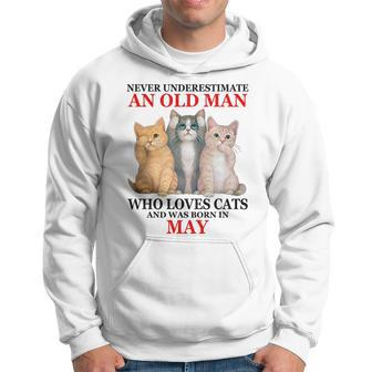 Never Underestimate An Old Man Who Loves Cat May Hoodie - Seseable