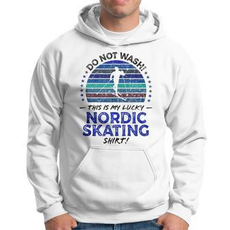 Nordic Skating Skater Quote Graphic Hoodie | Mazezy DE