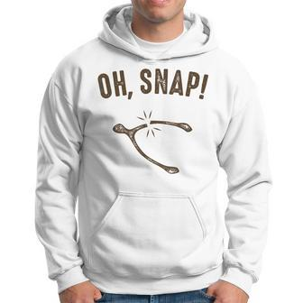 Oh Snap Wishbone Thanksgiving Christmas Hoodie - Monsterry