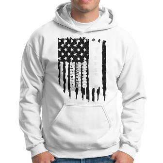 On Friday We Wear Red Friday Military Support Troops Us Flag Funny Military Gifts Hoodie | Mazezy