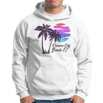 Panama City Beach Florida Vacation Souvenir Sunset Graphic Hoodie | Mazezy