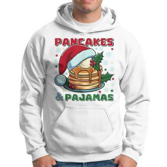 Pancakes And Pajamas Fluffy Buttermilk Cake Santa Christmas Hoodie | Mazezy