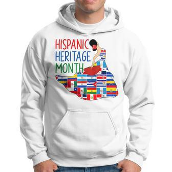 Hispanic Heritage Month Countries Flags Latino Hoodie | Mazezy