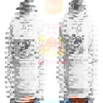 Papi Of The Birthday For Girl Barnyard Farm Animals Party Hoodie | Seseable UK