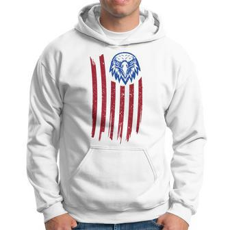 Patriotic Eagle July Fourth 4Th Of July American Flag Hoodie | Mazezy