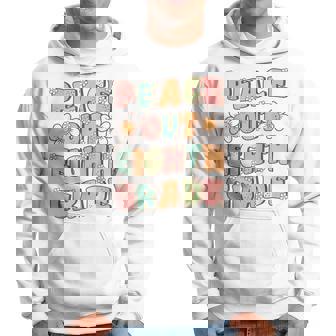 Peace Out Eighth Grade Cute Groovy Last Day Of 8Th Grade Hoodie - Thegiftio UK